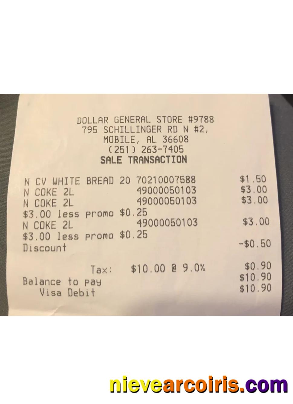 Dollar general store paymet check